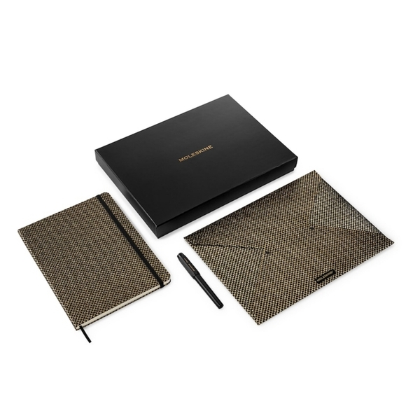 Moleskine Accessories - Moleskine // Shine Collector's Notebook & Pen Set // Gold